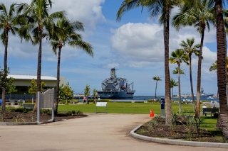 Photographs from a visit to the Pearl Harbor Memorial in Hawaii, USA
