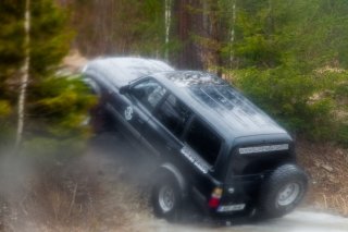 Photo: off road safari with Adrenaator in slate quarries of the Ida-Virumaa district, Estonia