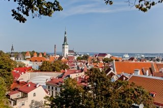 Pictures from a walk around the Old Town in Tallinn, Estonia