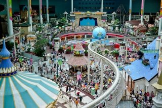 Pictures of the Lotte World adventure park in Seoul, South Korea