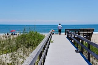Images of the North and South Carolina beach, USA