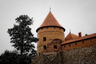 Фото Тракайского замка в Литве