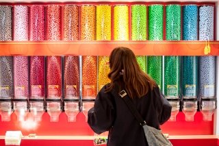 Images of the M&M'S World store in London, Great Britain