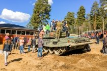 Photo: tank show the "Spring Warm-up" at the Tank Museum in Parola, Finland