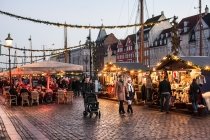 Pictures of the Nyhavn Christmas Market in Copenhagen, Denmark